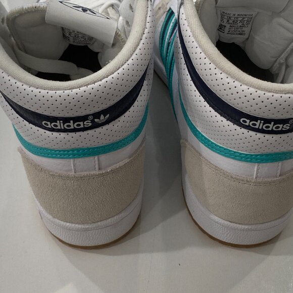 Adidas Top Ten RB Size 8.5 Men's GX0754 White/ Shadow Navy / Mint NEW BOX DAMAGE - Picture 5 of 7